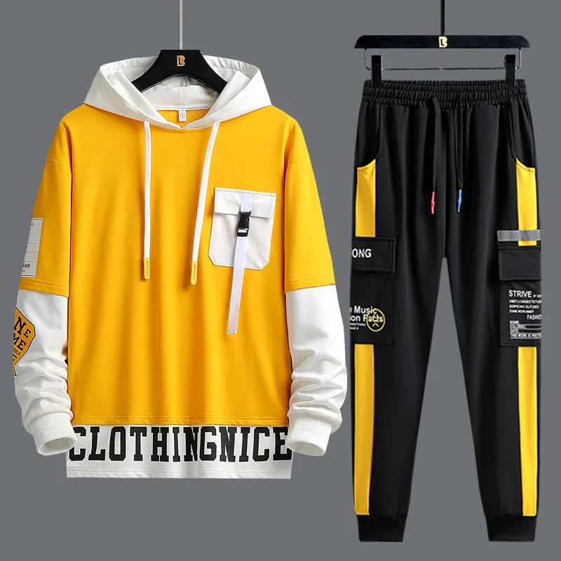 Hoodie Matching Outfit Spring Autumn TracksuitDesigner New Sport Suits Men's Hoodie Matching Outfit  Spring Autumn T