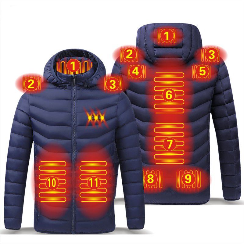 Men's Warm Winter USB Heating Jackets Smart Thermostat - Acapparelstore