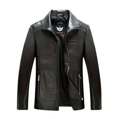 Arrival High Quality Sheep skin Men Leather JacketNew Arrival High Quality Sheep skin Men Leather Jacket Plus size