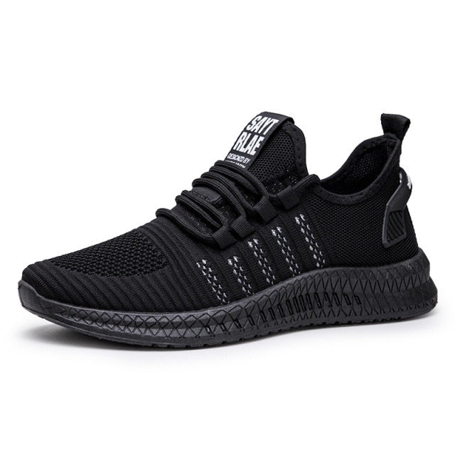 New Mesh Men's Sneakers Casual Shoes Lac-up Lightweight Comfortable Shoes - Acapparelstore