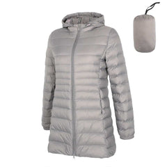 Long Jacket Soft Warm WindbreakerSpring Matte Ultra Light Down Women's Long Jacket Soft Warm Windbreake
