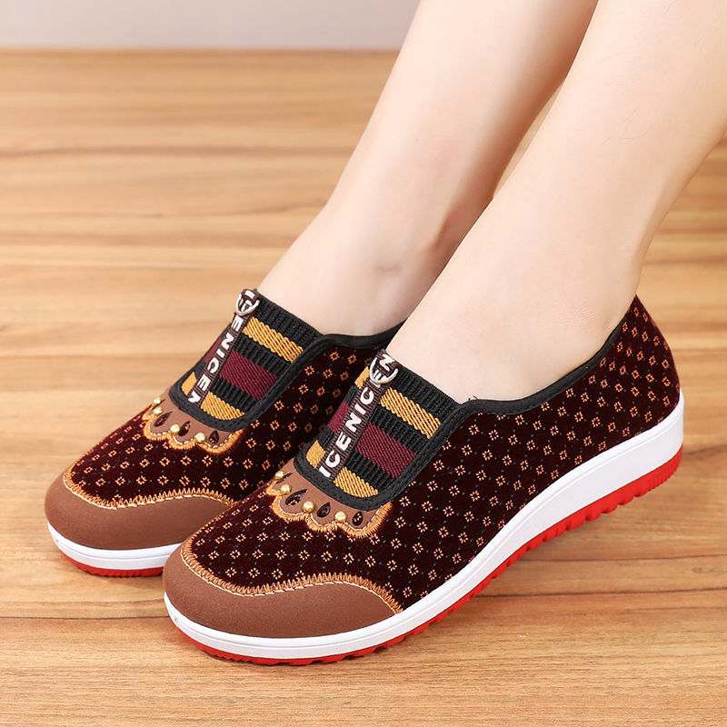 Cloth Shoes Women'New Style Old Cloth Shoes Women's Soft Bottom Non-Slip Leisure Sneaker