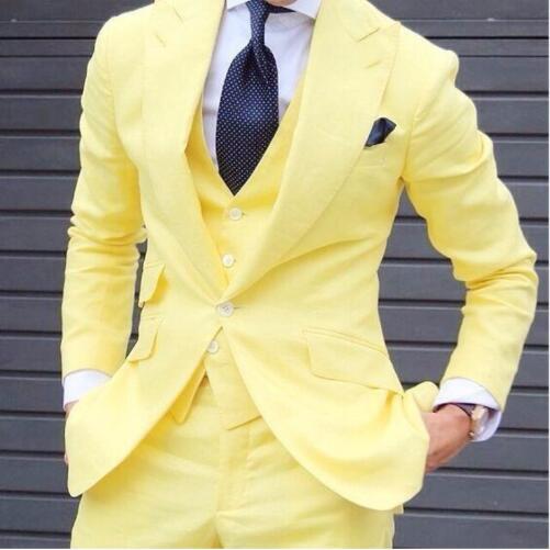 Men's Classy Wedding Tuxedos Suits Slim Fit Bridegroom Business Suits - Acapparelstore