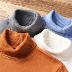 Warm Turtleneck Sweater High Quality Fashion SweatersAutumn Winter Men's Warm Turtleneck Sweater High Quality Fashion Sweat