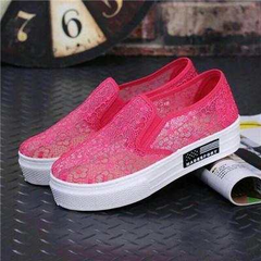 Solid Color Women Breathable Spring Autumn Flats ShoesSolid Color Women Breathable Spring Autumn Flats Shoes