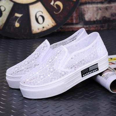Solid Color Women Breathable Spring Autumn Flats ShoesSolid Color Women Breathable Spring Autumn Flats Shoes
