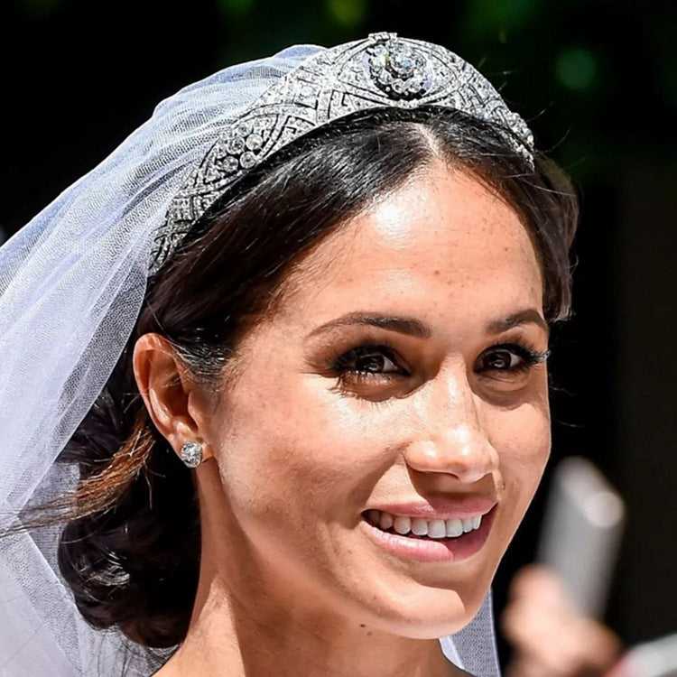 Luxury Austrian Rhinestone Meghan Princess Crown Crystal Bridal Tiaras Crown - Acapparelstore