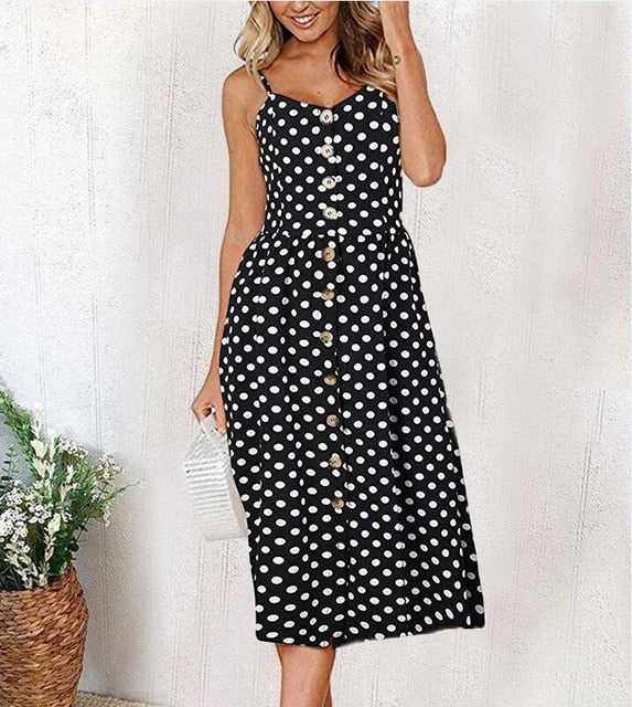 Casual Vintage Women Summer Sexy DressCasual Vintage Women Summer Sexy Dress